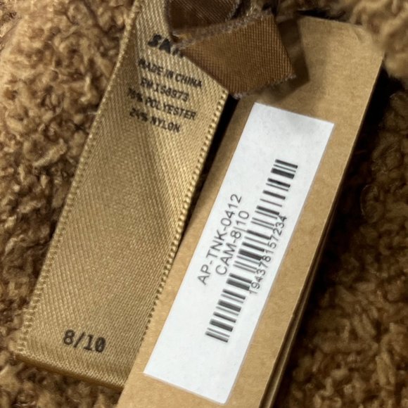 SKIMS Cozy Knit Tank Top Camel Girls 8/10 - Picture 9 of 12